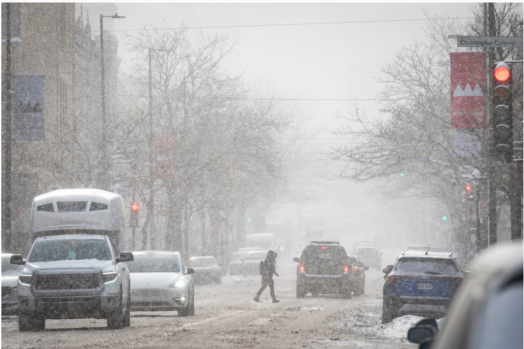 别出门！蒙特利尔周五大雪警报 虽然春天正式到来