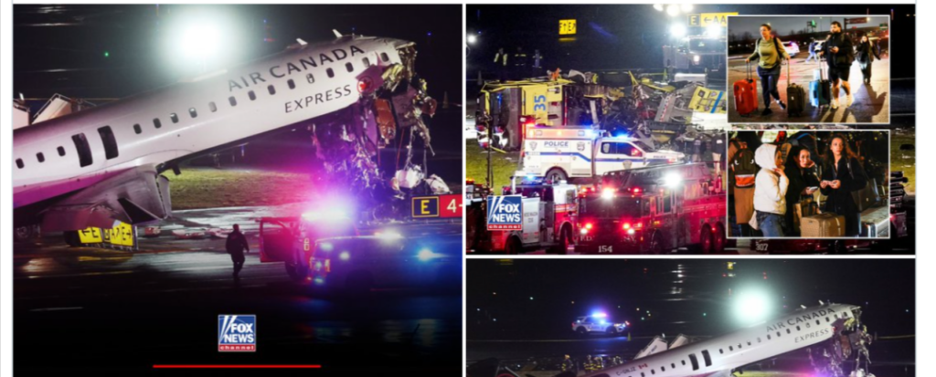 致命碰撞视频！蒙特利尔起飞航班降落时 两人遇难 多人重伤！有乘客说 飞行员可能救了他们