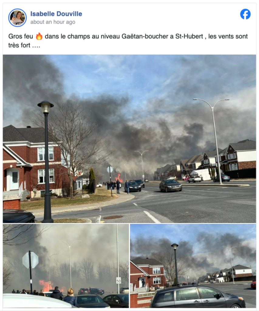 突发！蒙特利尔南岸重大火灾 居民被疏散 数千户停电