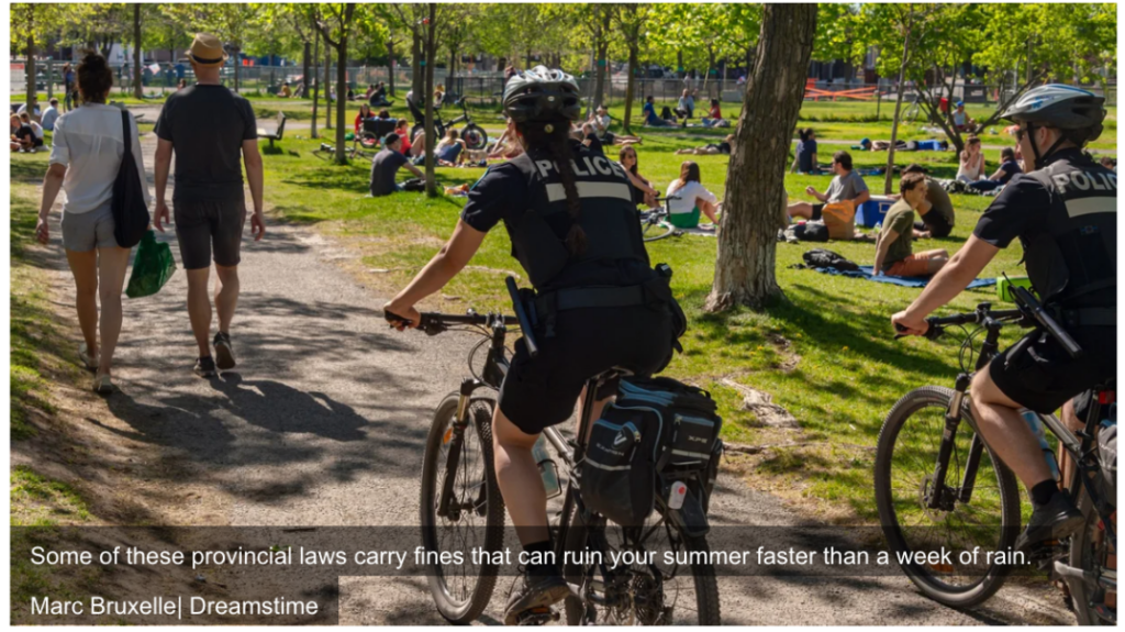 蒙特利尔夏天即将来临 要谨记这些魁省规定！否则面临巨额罚款